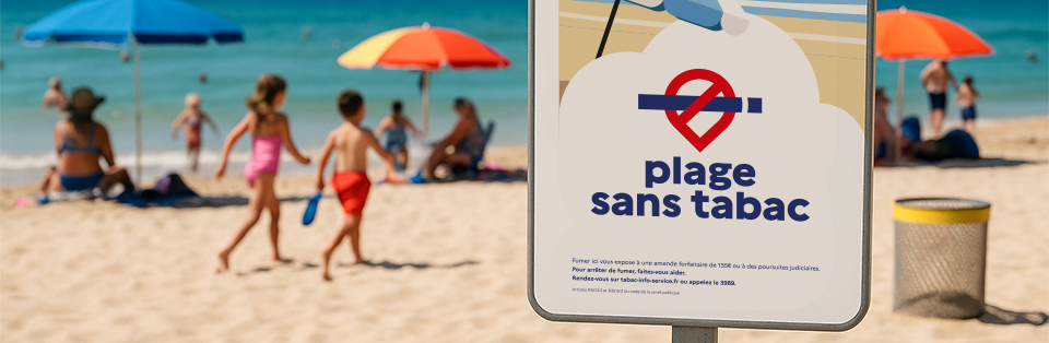 plage sans tabac